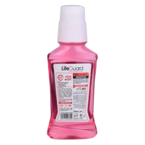 بهترن دهانشویه بزرگسال حساس Red Guard لایف‌ گارد (۲۷۰ میلی‌لیتر)