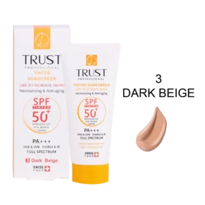 بهترین کرم ضد آفتاب رنگی و ضد پیری بژ تیره (پوست خشک تا نرمال) (2024)