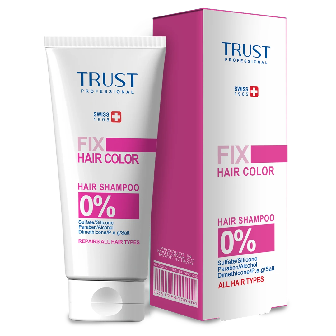بهترین شامپو سر تخصصی تثبیت رنگ و ترمیم مو تراست