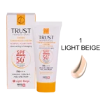 بهترین کرم ضد آفتاب رنگی و ضد پیری بژ روشن (پوست خشک تا نرمال)