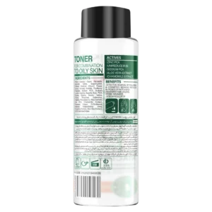 تونر مناسب پوست چرب تا مختلط تراست  تنظیم‌کننده چربی، جمع‌کننده منافذ و آبرسان