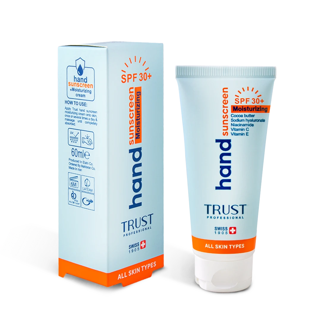 بهترین کرم تخصصی دست ضد آفتاب و آبرسان تراست (+SPF30، بیرنگ) (۶۰ میلیلیتر)