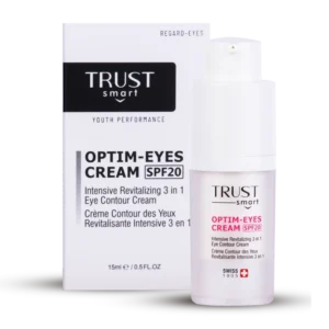 بهترین کرم برطرف‌ کننده تیرگی و پف دور چشم تراست اسمارت (۱۵ میلی‌لیتر)