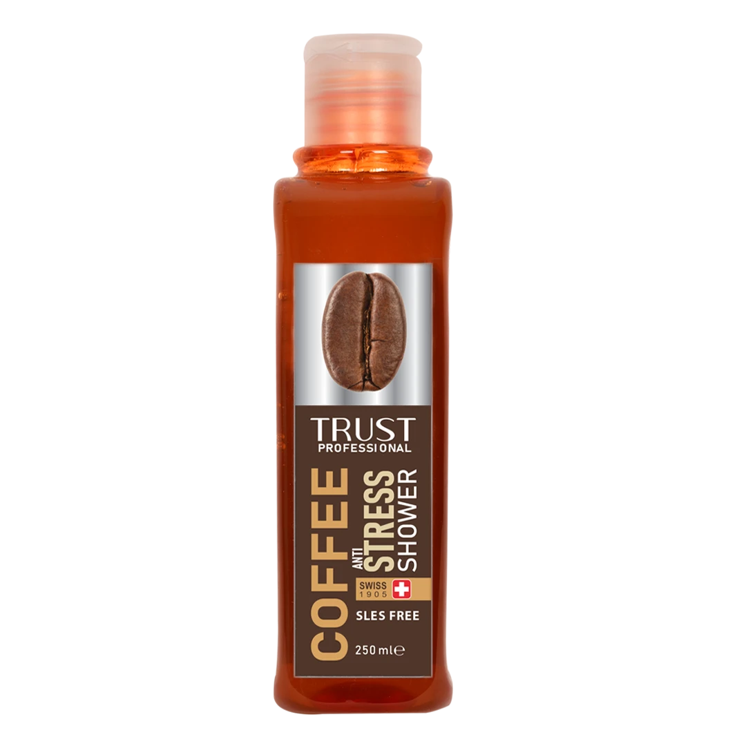 بهترین شامپو بدن کافئین تخصصی آنتی استرس و آنتی اکسیدان تراست