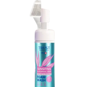 فوم شستشوی صورت مناسب پوست حساس و نرمال تراست پاکسازی ملایم، آبرسانی عمقی و تقویت سد محافظتی